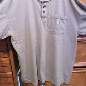 Tan Cargartt Henley tee
